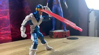 Marvel legends 80th anniversary cyclops action figure review ￼