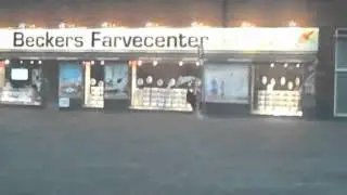 Regnvejr/skybrud p&aring; Peter Bangsvej, Frederiksberg