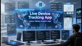 📍🔥Live Device Tracking Application Using Node.js, Express & Socket.IO with Maps | Backend Project