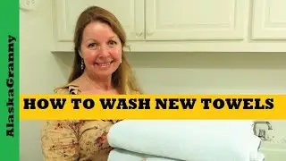 How To Wash New Towels - Laundry Tips Tricks Hacks - Laundry Stripping