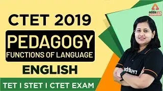CTET 2019 | English | Pedagogy | Functions Of Language