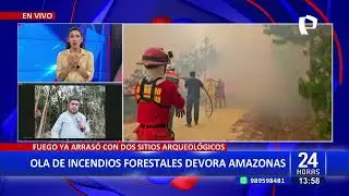 Incendios forestales arrasan Amazonas: reportero pide entre lágrimas rápida intervención del Estado