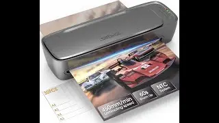 Qfun Laminator Machine 13 Inch Thermal Laminating machine 11x17 with Sheets, Cold Hot