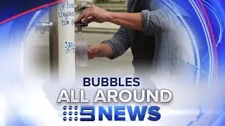 Free sparking water drinking fountains | Nine News Australia