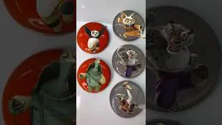 Kung Fu Panda Character Badges / Magnets Collection #KungFuPanda #KungFuPandaMerch #AnimatedMovie