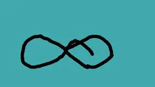 Animation test: Infinity symbol