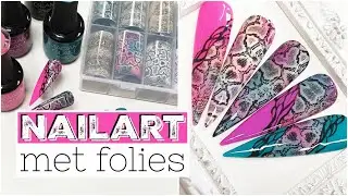 NAIL ART met folie en foliegel - Animal print ♥ Beautynailsfun.nl