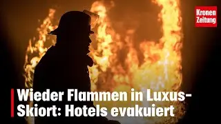 Brand in Courchevel: Wieder Flammen in Luxus-Skiort | krone.tv NEWS