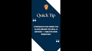 Window Tip: Fog Between Panes? Replace ASAP.