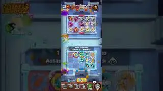 tesla only level 8 clear floor 10 with support deck # rush royale # PVE