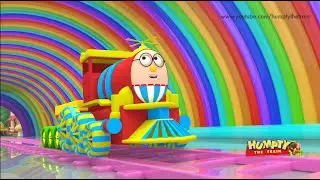 Паровозик Хампти 🚆 | Песенка про радужный туннель для детей 🌈 | Детские стишки и обучающие песни ...