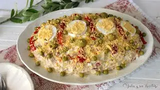 Ensaladilla rusa😋LA RECETA QUE TRIUNFA EN CASA!