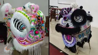 Double Lion Dance Hoi Gong Ceremony - 醒獅開光 - TCT Lion Dance - Guan Gong Festival 2022 - Houston TX