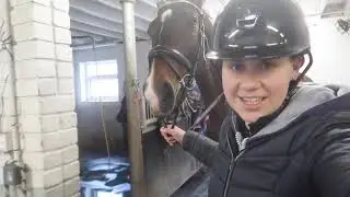 WORKING ON MY HORSEMANSHIP | OT Vlogmas
