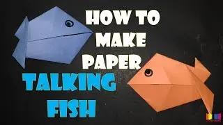 Paper Arena -DIY-Talking fish-easy origami model