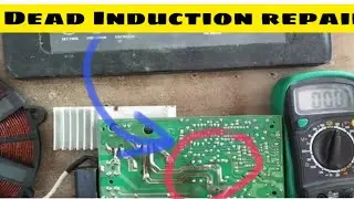 dead Induction cooker repair,,, induction not on problem solve
