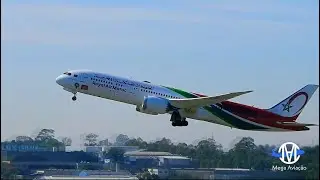Nunca Aconteceu Avião Lindíssimo Royal Air Maroc 787 Faz Decolagem Diurno No Aeroporto de Guarulhos✔