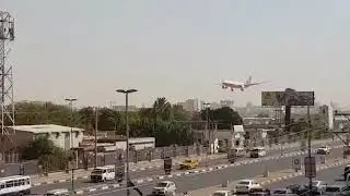 Cumhurbaşkanı Erdoğan'ın u&ccedil;ağı Sudan'a b&ouml;yle indi