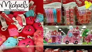 Shop With Me! Michaels Valentine's Squishies, Slime, Decorations 2018