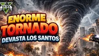 MEGA TORNADO DISTRUGGE LOS SANTOS! -GTA 5 MOD ITA🇮🇹