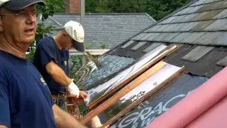 Copper Gutters & Slate Roof Installation Wellesley Ma  GF Sprague