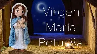 Cómo tejer manto Virgen María video 3/3 Amigurumis by Petus 🍃🌸🍃