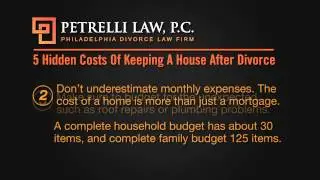5 Hidden Costs of Keeping A House After Divorce
