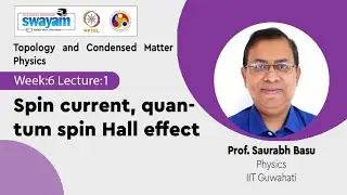 Lec 20: Spin current, quantum spin Hall effect