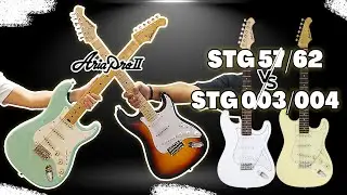 ARIAPRO STG 57&62 VS STG 003&004?? #ariaproii #ariaisback #ariaguitar #stg57 #stg003 #stg62 #stg004