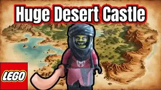 I built a Massive LEGO Castle & City in the DESERT!