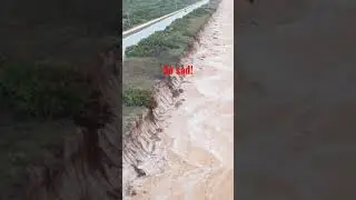 4K RAW Video Drone Footage!!! Devastating Dune Loss!! Hurricane Ian!
