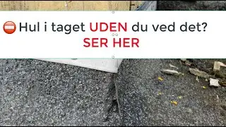 Tjek af Inddækning på tagpap tag