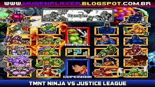 TEENAGE MUTANT NINJA TURTLES VS JUSTICE LEAGUE MUGEN 2020