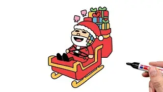How to Draw Chicleteira Noelteira (Christmas Brainrot)