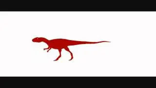 Allosaurus Walk Cycle