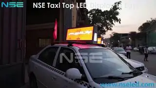 NSELED High Brightness Taxi Top LED Display in Egypt