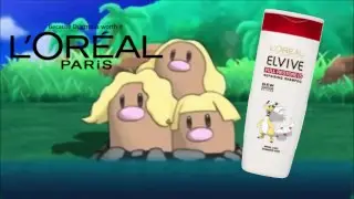 Alolan Dugtrio's L'Or&eacute;al Advert