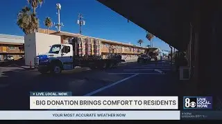 Las Vegas housing complex receives AC unit donation from local charities