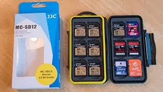 Rugged / Sealed SD Memory Card Case - JJC MC-SD12