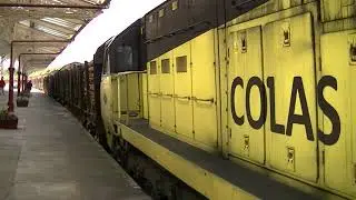 Logs Freight Move Colas Rail 70816 6J37 Hellifield 15/09/2021
