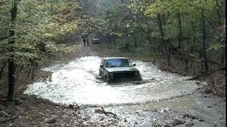 Marcels Military Blazer in a mud hole in Gore Virginia.AVI