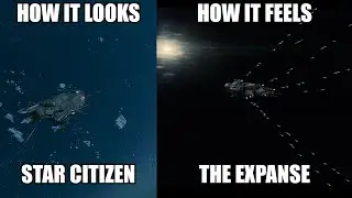 How it looks vs how it feels PDCs edition | Star Citizen | The Expanse  #starcitizen