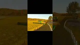 Judith Plains Farm Big Field Jhon Deere Harvesting | Wheat Harvesting | fs25 #fs25 #youtubeshorts