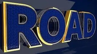 How To Make Metal and Gold Text In Cinema 4D