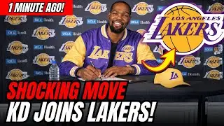 KEVIN DURANT SHOCKS AMERICA BY SIGNING A MASSIVE THREE-YEAR DEAL WITH LAKERS | lakers news