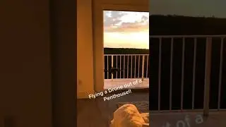 Flying a Drone out of a Penthouse