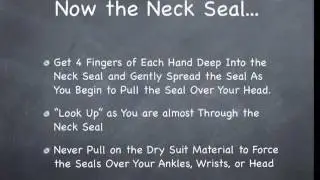 How to Get-In a Barefoot International Dry Suit Alot Easier