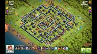 TH14 💫💫💫 MASS WITCH +SUPER WIZARDS ATTACKS CLASH OF CLANS