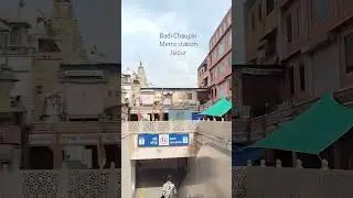 Badi Chaupar metro station 🚉 Jaipur #pinkcity #jaipurcity #youtubeshorts