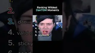 Ranking The Wildest DANTDM Moments #dantdm #dantdmfan #dantdmfanpage